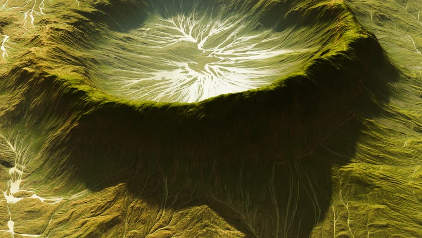 View of the alien planet landscape | Shutterstock HD Video #1111910793