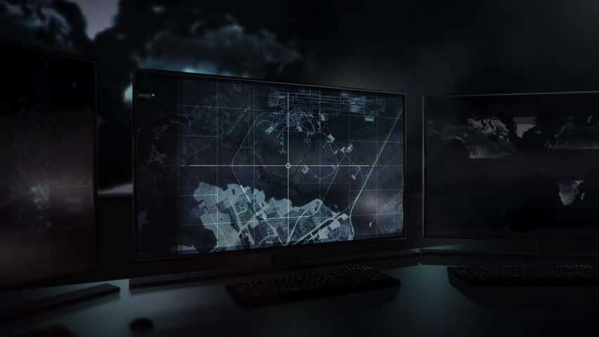 A group of hackers gaining access to classified military information. Tracking the location of a secret Australian base. Enhancing satellite images. Identifying exact coordinates. User interface. | Shutterstock HD Video #1111911049