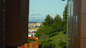 Background of Vallecas, Madrid, Spain
