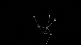 Concept: artificial intelligence artificial intelligence neural networks, digitizing the information flow passing through rack servers in a data center. Related topics link user data.or molecules - Powered by Shutterstock - Get 15% off with code: PIKWIZARD15