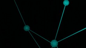 Concept: artificial intelligence artificial intelligence neural networks, digitizing the information flow passing through rack servers in a data center. Related topics link user data.or molecules - Powered by Shutterstock - Get 15% off with code: PIKWIZARD15