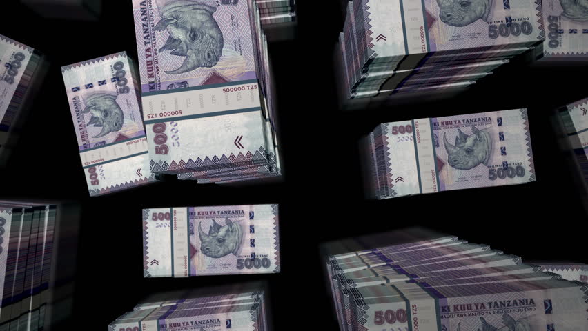 Tanzania money Tanzanian shilling money pack loop. Flight over TZS banknotes stacks top view. 3d loopable seamless animation. Abstract background concept of economy, crisis, business and finance. | Shutterstock HD Video #1111951849