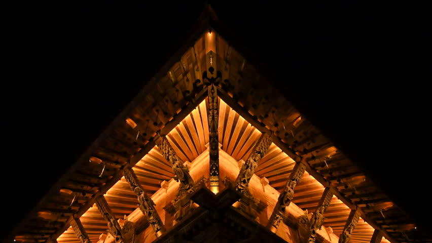 Nepal Patan Durbar Square Vishwanath Temple Night Slow Motion Closeup Stabilizer L World Heritage Site Kathmandu Valley