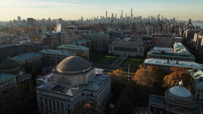 Columbia University on an autumn morning