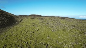 Mossy lava field in Iceland
