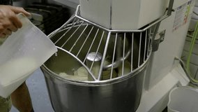 Efficient Bread Dough Mixer: A Powerful Machine for Bakery's Mixing and Kneading Needs