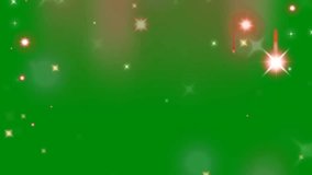 Glitter stars high Resolution green screen animated, Abstract technology, science, engineering artificial intelligence, Seamless loop 4k video, 3D Animation, Ultra High Definition, 4k video