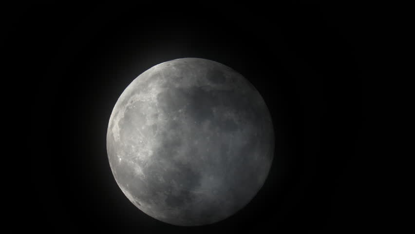 Full moon shadow cloud science background light | Shutterstock HD Video #1111982017