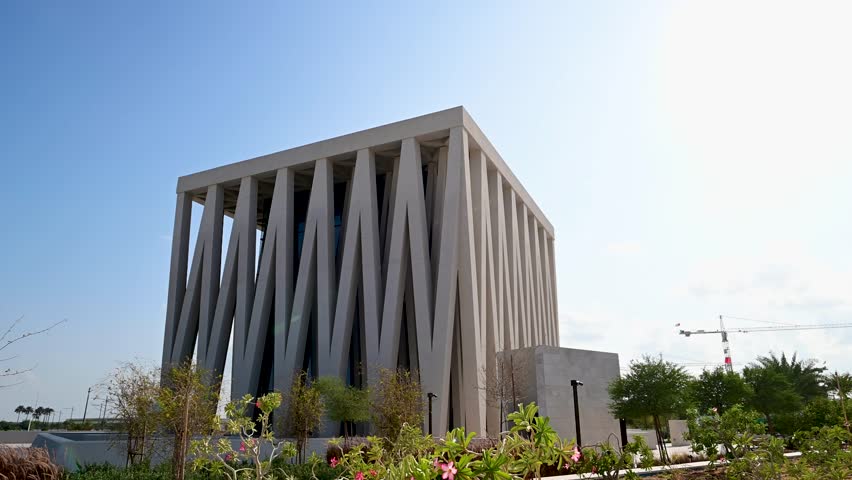 Exterior View of Jewish Church in Abrahamic Family House in Abu Dhabi