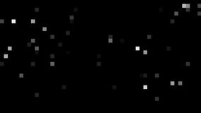 Animated dynamic white pixels appear on a black background. 4k video for your project. - Powered by Shutterstock - Get 15% off with code: PIKWIZARD15