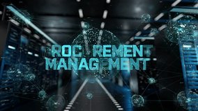 procurement management. IT Administrator Activating Modern Data Center Server with Hologram. - Powered by Shutterstock - Get 15% off with code: PIKWIZARD15