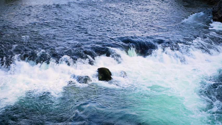 Rapids in the Yellowstone River in Yellowstone National Park, Wyoming.