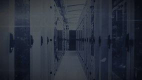 Animation of system alert text, viewfinder, envelope icons over data server room. Digital composite, multiple exposure, warning, message, data center, networking, network server and technology. - Powered by Shutterstock - Get 15% off with code: PIKWIZARD15