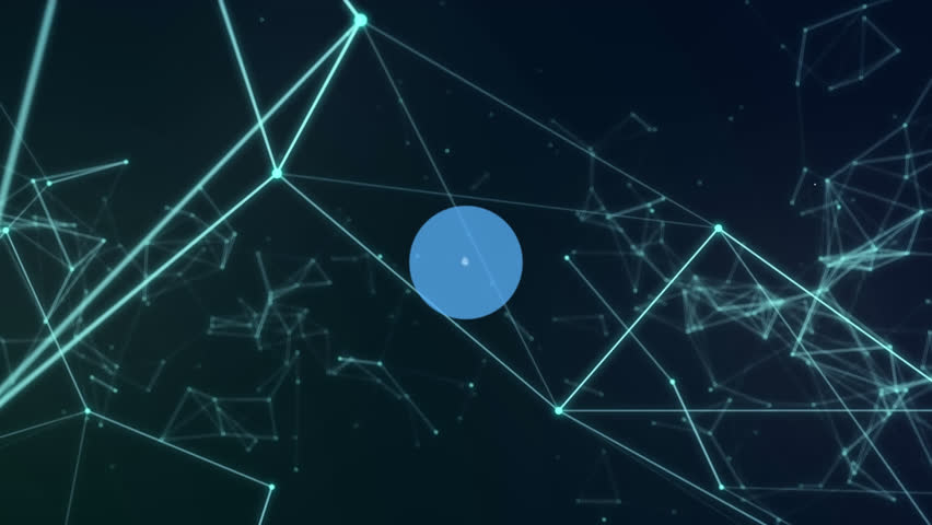 Animation of connected icon over connected dots against black background. Digitally generated, hologram, illustration, report, business, direction and communication concept. | Shutterstock HD Video #1112045651