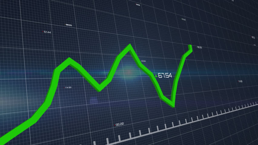Animation of graph and changing numbers with grid pattern over abstract background. Digitally generated, hologram, illustration, report, business, growth and three dimensional concept. | Shutterstock HD Video #1112046361