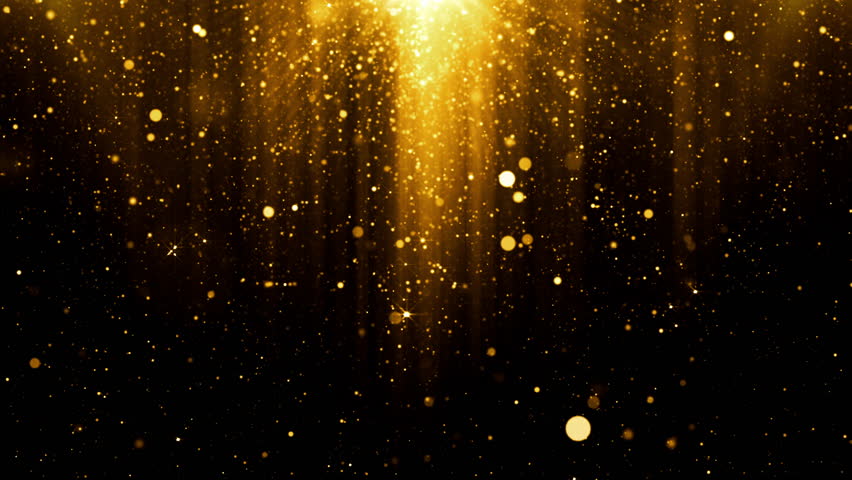 Abstract motion background shining gold particles loop | Shutterstock HD Video #1112047639