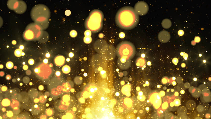Abstract motion background shining gold particles loop | Shutterstock HD Video #1112047641