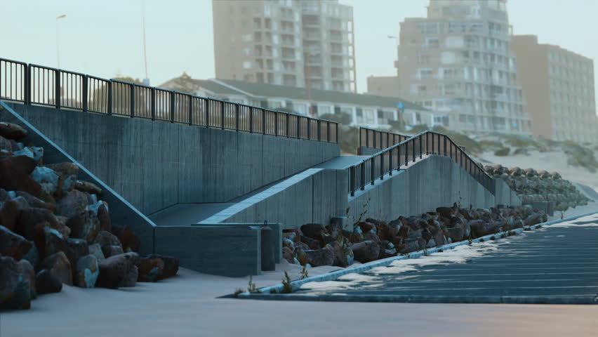 parking near the sand beach