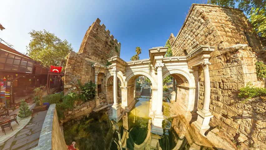 Historic gate at Antalya city