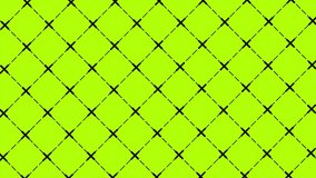 Animated Abstract digital moving dotted lines technology background, square geometrical shape background	