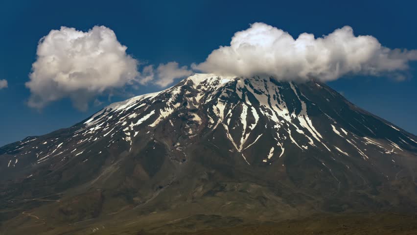 Mount Ararat peak timelapse video. Royalty-Free Stock Footage #1112060647