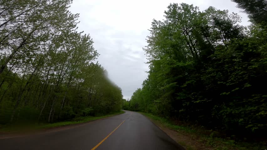 Quebec 107 Driving Saguenay 2 Lanse Saint Jean QC