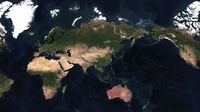 Discovering the Diverse Landscapes of China: Detailed Map Stock Footage - Powered by Shutterstock - Get 15% off with code: PIKWIZARD15