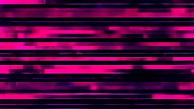 Pink and purple glitchy stripes on a screen