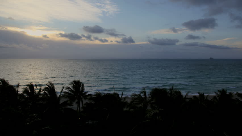Miami Beach sunrise timelapse