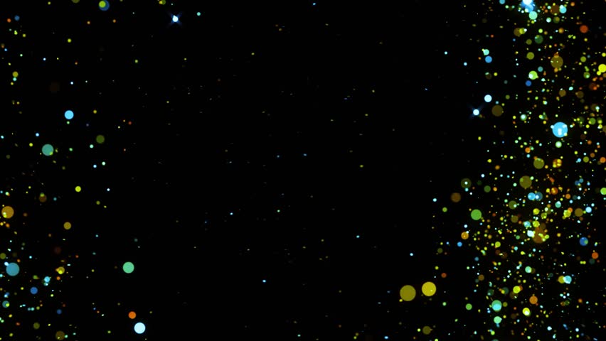 Gold Particles Moving Background. fast energy flying wave line with flash lights. Particle from below. Particle gold dust flickering on black background. Abstract Footage background for text. | Shutterstock HD Video #1112104697
