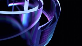 Abstract futuristic animation, background design, 3d render, 4k seamless looped video - Powered by Shutterstock - Get 15% off with code: PIKWIZARD15