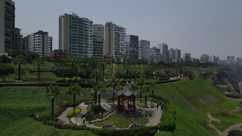 LIMA CITY, BUILDINGS, SEA, COAST AND PORT