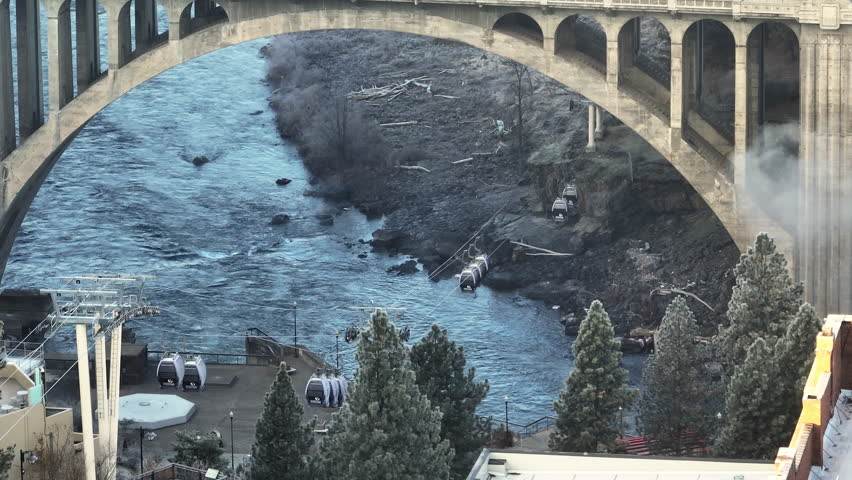 monroe bridge skyride spokane winter
