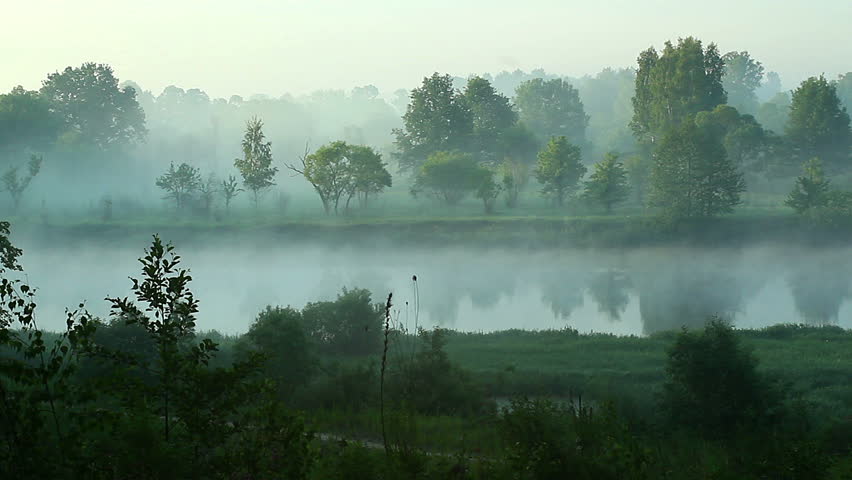 Mist On A River Morning Stock Footage Video 100 Royalty Free Shutterstock