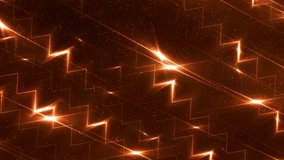 Bright flood lights disco background with waves and lines. Bright flood lights flashing with stars. Orange tint. Seamless loop. look more options and sets footage in my portfolio.