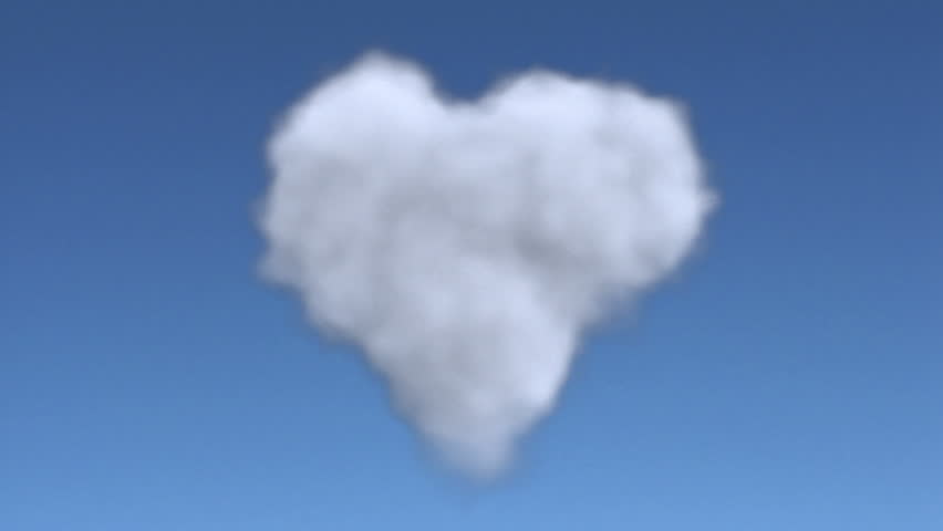 cloud in the form of heart