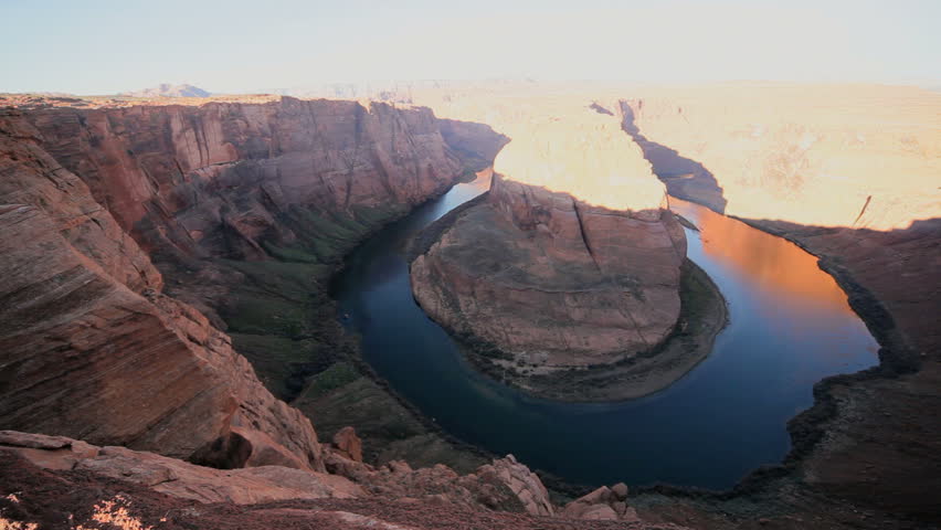 Panorama of Horseshoe Bend on the Colorado River, Arizona, USA