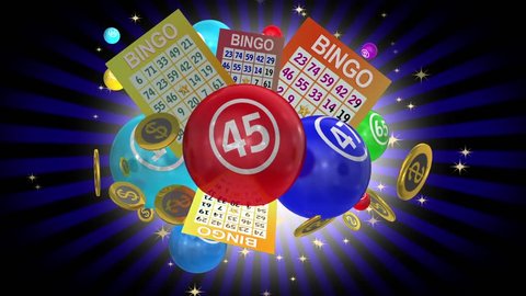 Bingo Balls And Lottery Cards