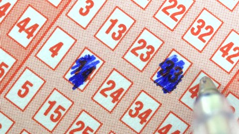 Making prediction by choosing numbers on a lotto ticket. A lottery is a form of gambling which involves the drawing of lots for a prize.
