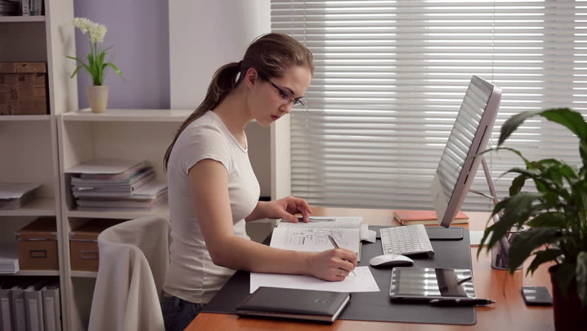 The student performs the task of the teacher/Homework