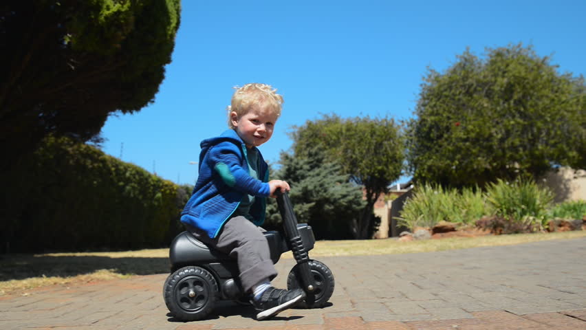 boy on a motorbike