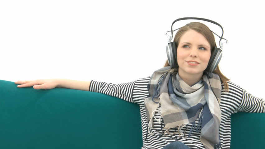 Pretty Woman listening to music