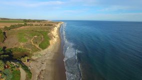 Malibu California aerial drone video