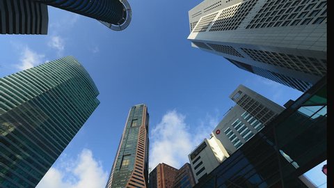 Singapore City Skyline Building Looking Stock Photo 264090614 ...