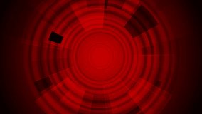 Dark red tech gear abstract background. Video animation HD 1920x1080