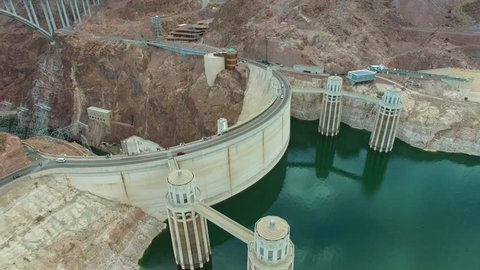Aerial video Hoover Dam