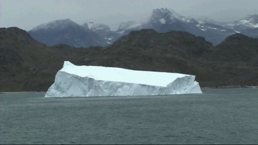 Iceberg floating in the sea near Nappasorsuaq Fjord, Greenland
