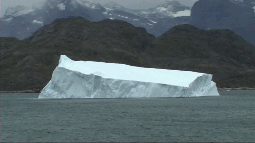Iceberg floating in the sea near Nappasorsuaq Fjord, Greenland
