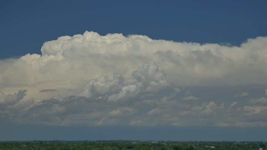 Severe Thunderstorm. a Severe Thunderstorm Stock Footage Video (100%