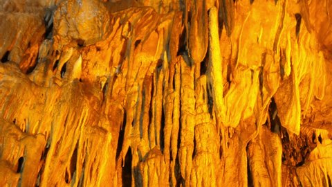 stalactite, inside Mencilis cave, safranbolu turkey